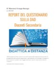 Report Docenti Secondaria DAD